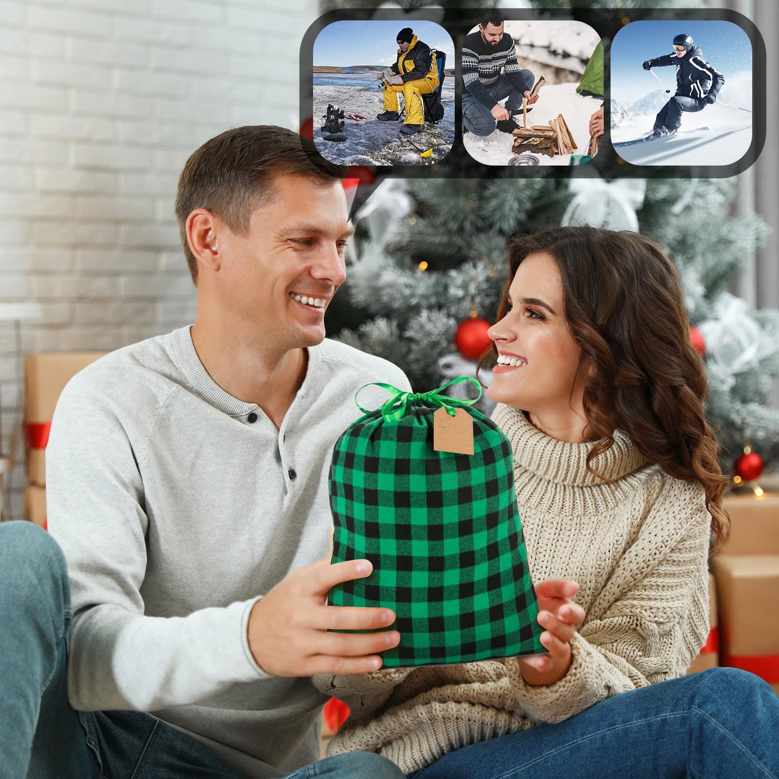 yeyeeyyee heated vest packaging gift-bag included emphasizes ready-to-gift presentation