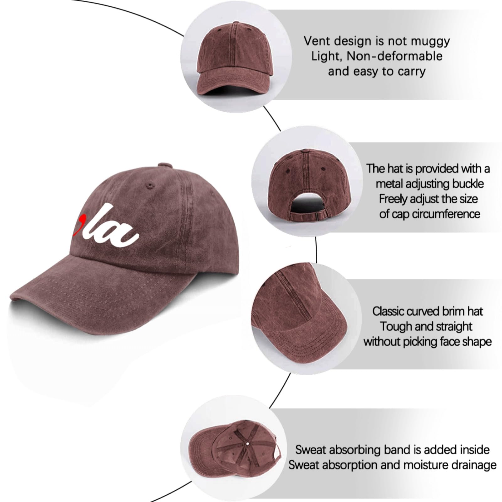 YFKFYTG cap ideal for bad-hair-days with soft forgiving fabric