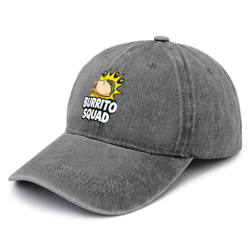 YFKFYTG Burrito Squad Hat adjustable strap ensures a perfect fit.