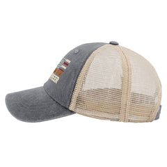 YFKFYTG Cap back closeup showing adjustable metal slider for comfort
