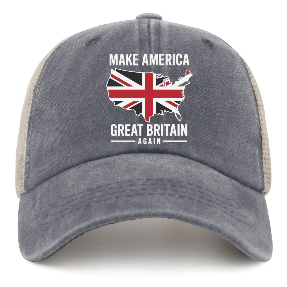 YFKFYTG denim-washed cap suitable for men and women in any season