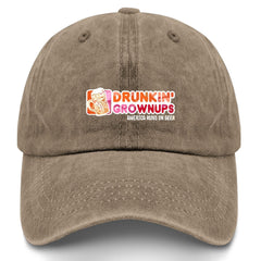 YFKFYTG Drunken Grownups American Dad Beer Hat front view, bold casual style for parties