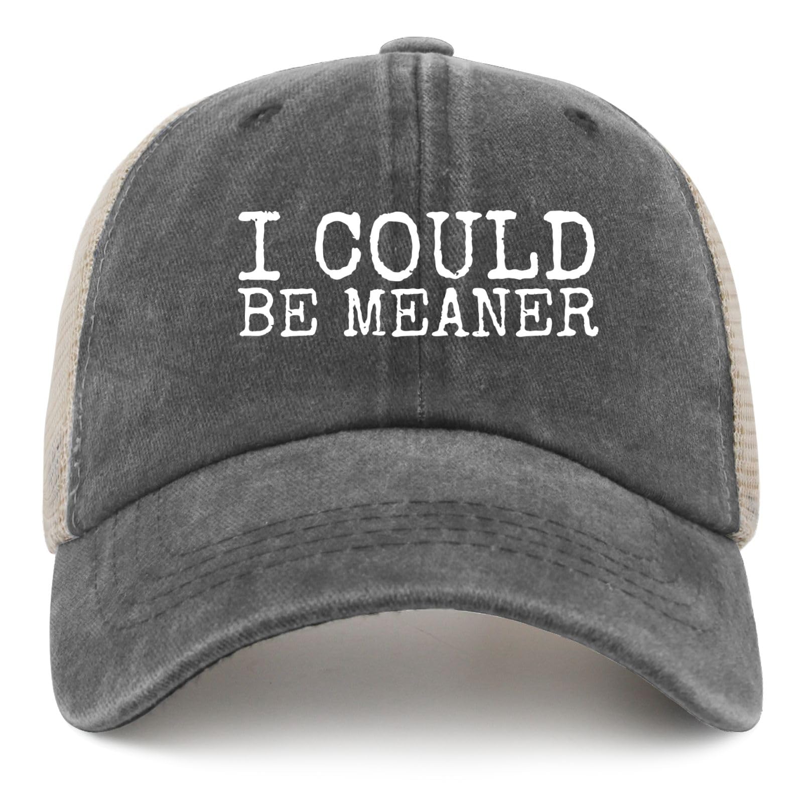 YFKFYTG I Could Be Meaner Hat gift-ready packaging and presentation idea.