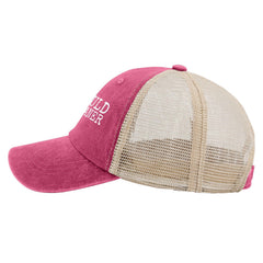 YFKFYTG I Could Be Meaner Hat washed denim look, versatile for outdoors