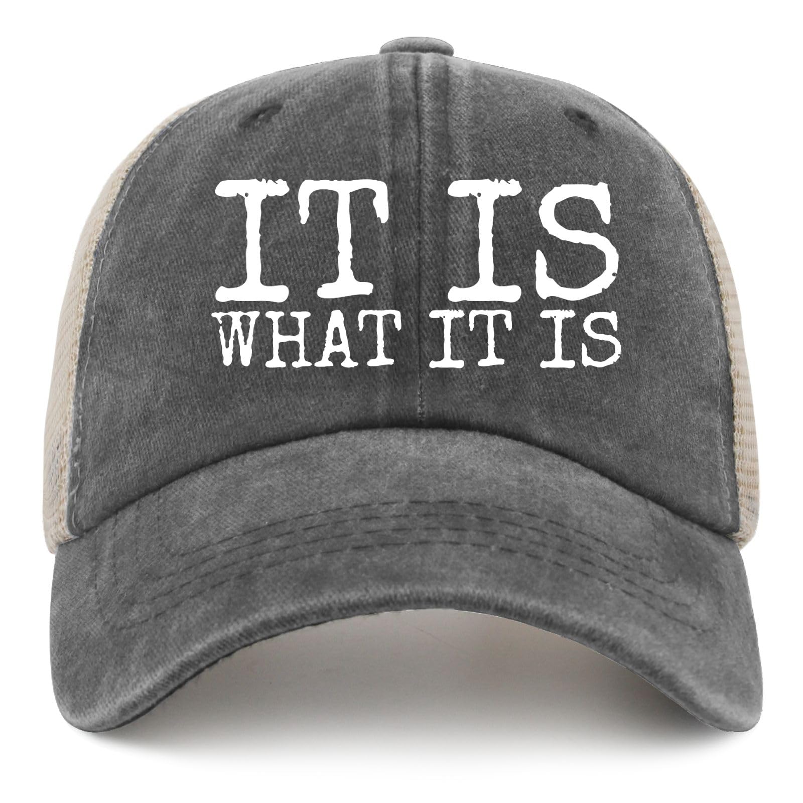 YFKFYTG It Is What It Is hat unisex fit for any wardrobe