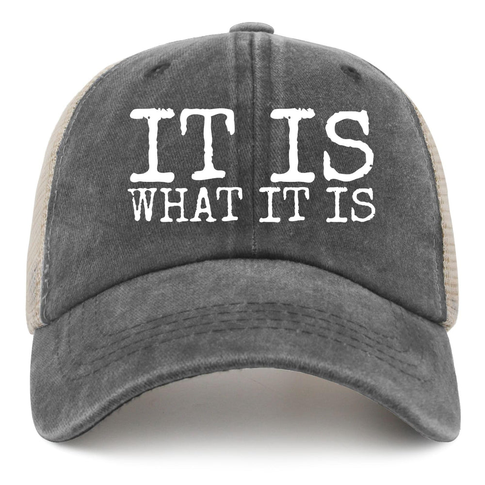YFKFYTG It Is What It Is hat unisex fit for any wardrobe