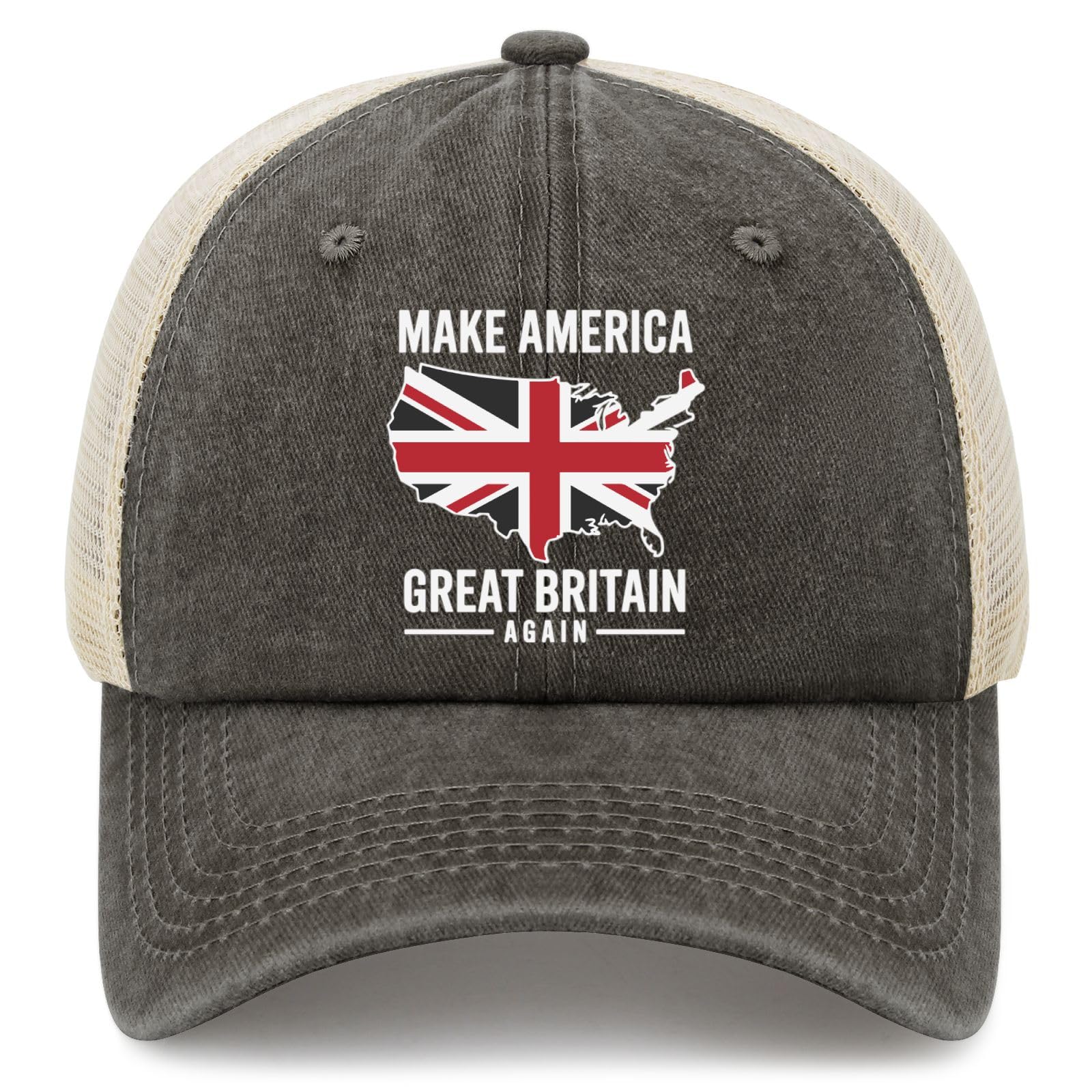 YFKFYTG Make America Great Britain Again hat, front view, stylish daily wear.