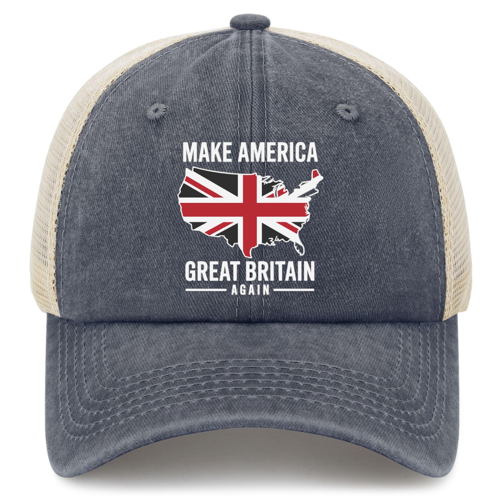 YFKFYTG Make America Great Britain Again hat, front view, versatile daily wear.