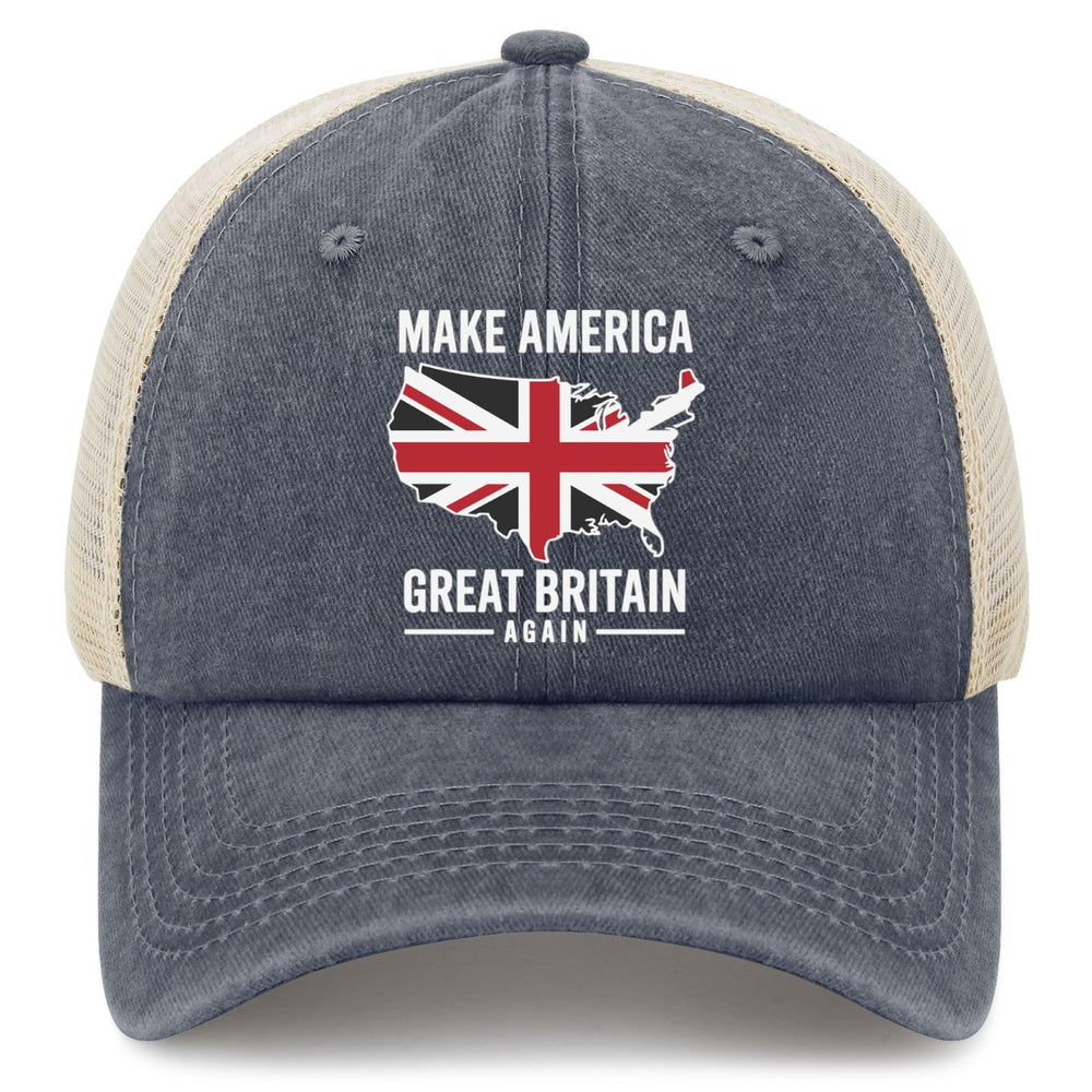 YFKFYTG Make America Great Britain Again hat, front view, versatile daily wear.