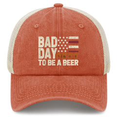 YFKFYTG retro beer hat, ideal for casual outfits and bad hair days.