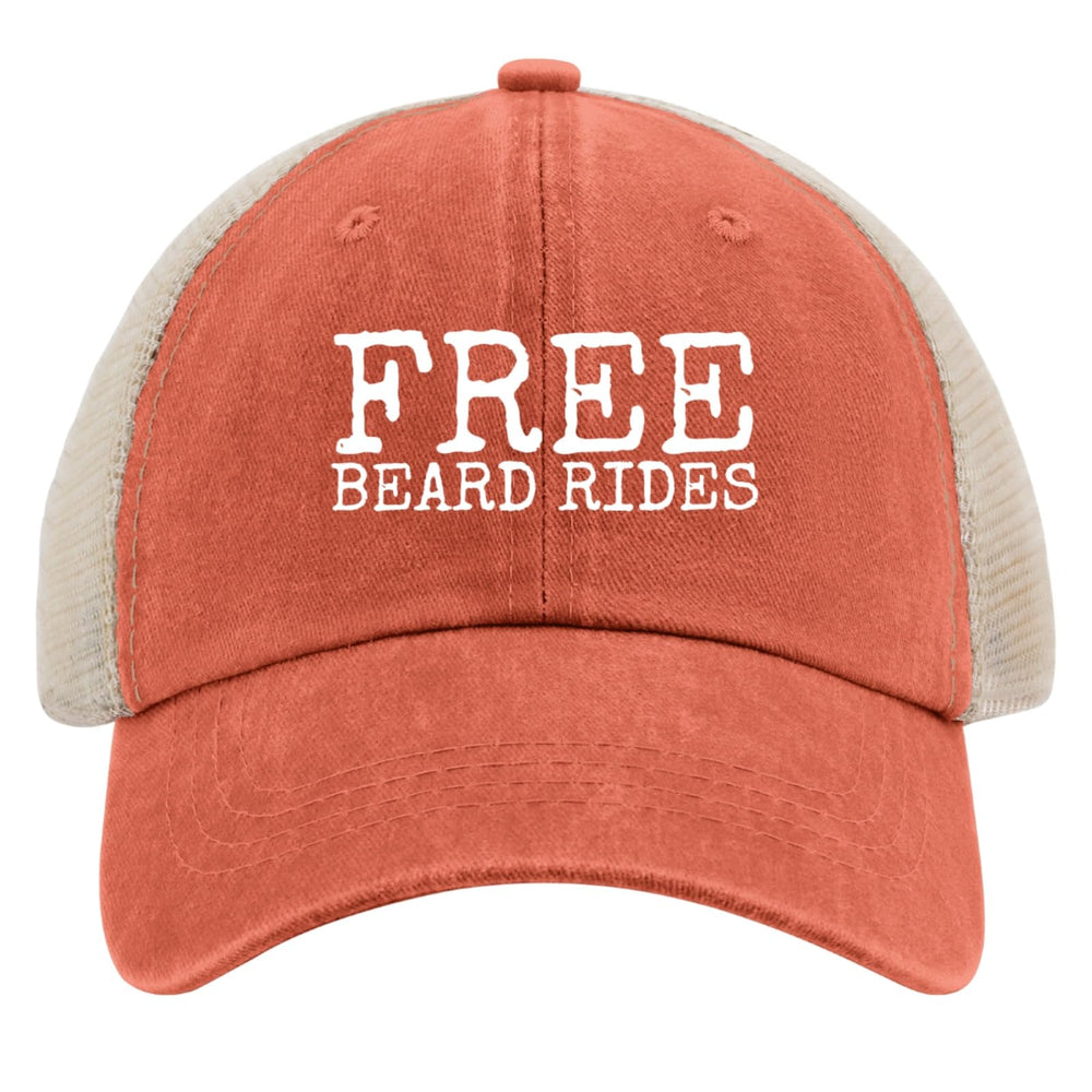 YFKFYTG Trucker hat with mesh back for improved airflow outdoors.