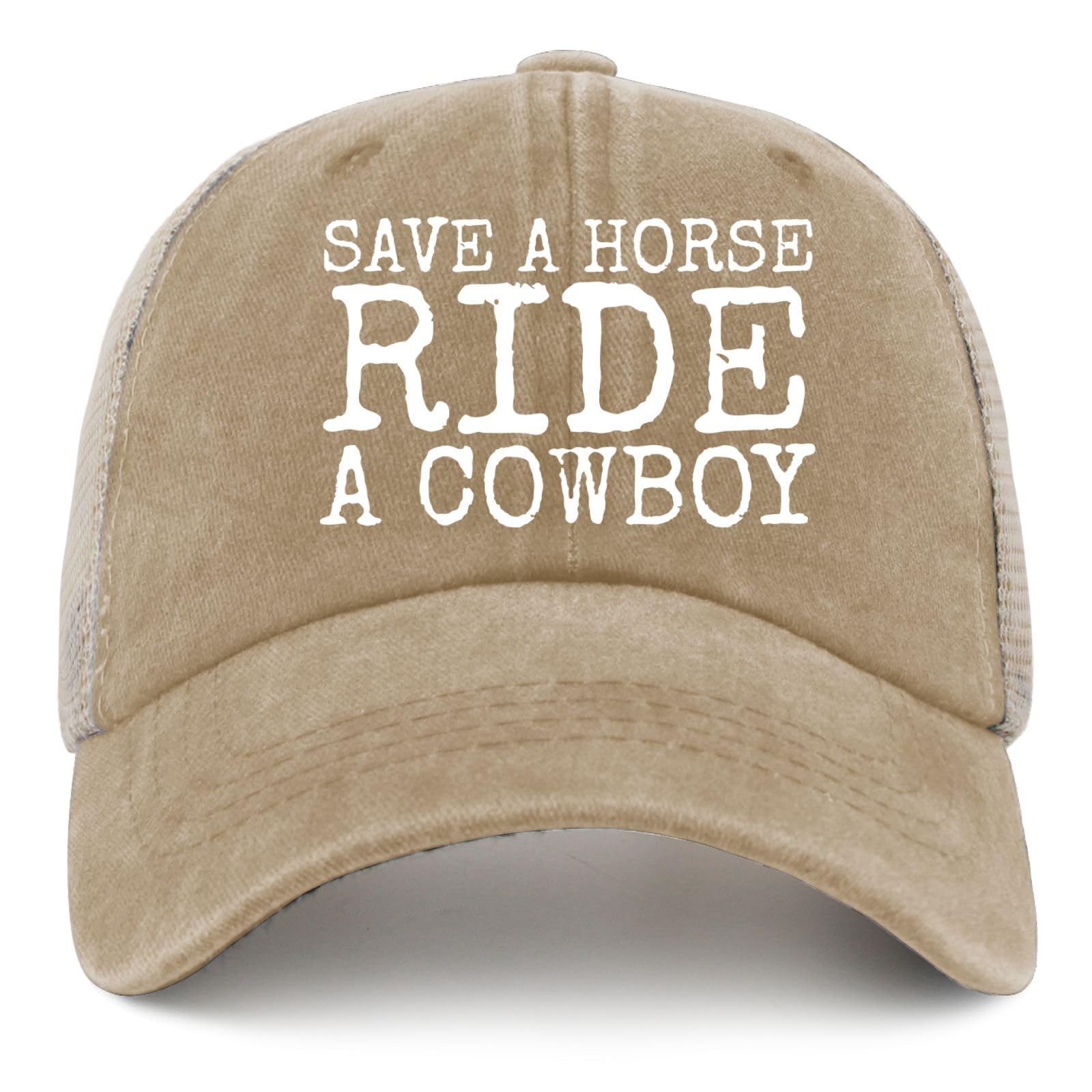 YFKFYTG Unisex dad hat with playful western motif.