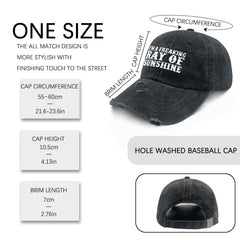 YFKFYTG Unisex snapback adjustable hat with easy fit for outdoor activities.