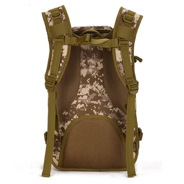 YFNT tactical backpack desert camouflage MOLLE system expands gear access