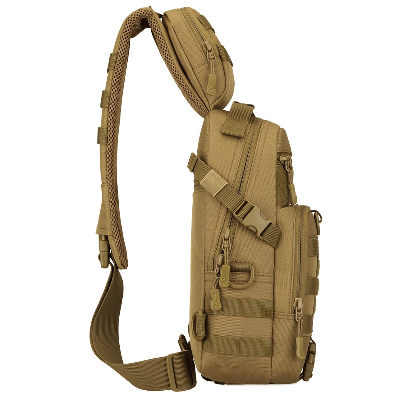 YFNT Tactical EDC sling bag with adjustable strap for crossbody comfort.