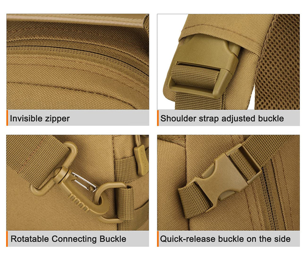 YFNT brown fabric texture close-up highlighting durability.