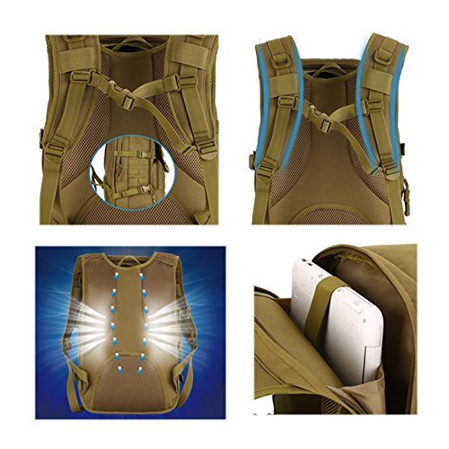 YFNT Backpack adjustable shoulder strap demonstrating customizable fit for comfort.