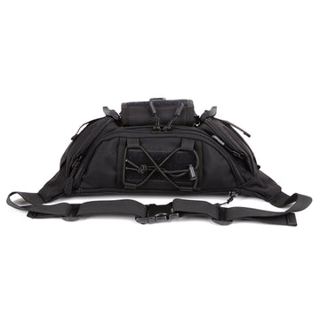 YFNT tactical waist bag with extra pockets ready for hunting or travel.