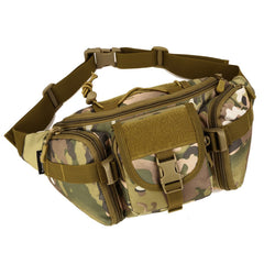 YFNT Tactical Waist Bag in use shows hands-free convenience for travel.