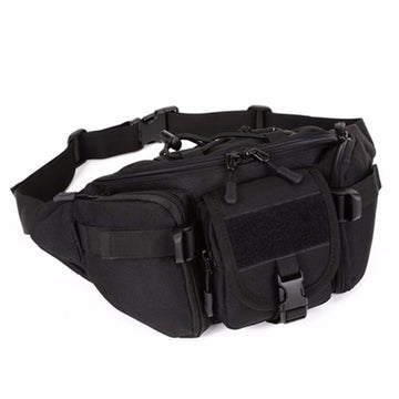 YFNT waist bag strap adjustment close-up for comfortable all-day wear.