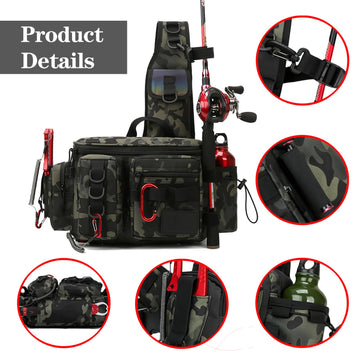 Side view with rod holders and gear attachments