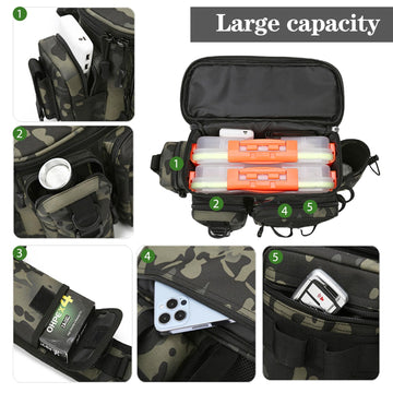 Adjustable shoulder straps and ergonomic design for comfort