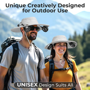 YIFOCO detachable neck fan for portable cooling on the go.