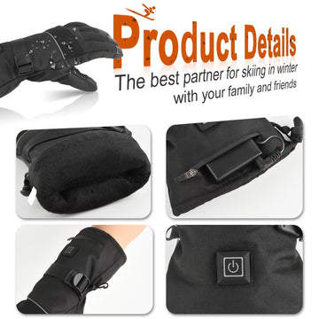 YihuaTop heated gloves waterproof and windproof for harsh conditions.