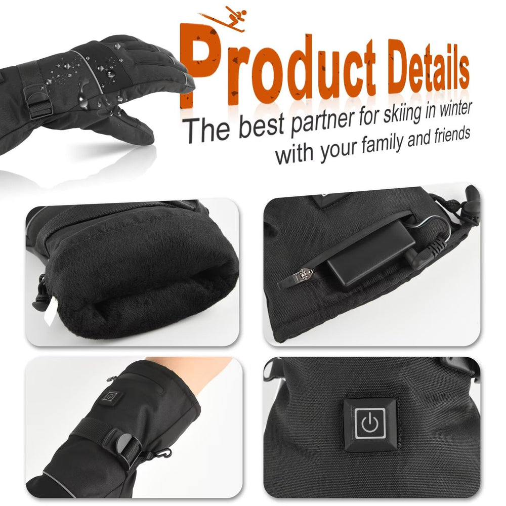 YihuaTop heated gloves waterproof and windproof for harsh conditions.