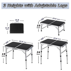 YihuiKo table height 10 inches for seated tasks