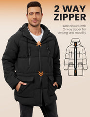 Yimoon waterproof shell closeup highlights durable outer layer for wet snow days.