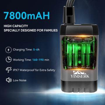 Yimserk collapsible 12L bucket showing compact, travel-ready design