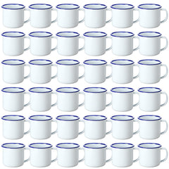 Yinder mini enamel camping mug with handle for easy outdoor sipping.