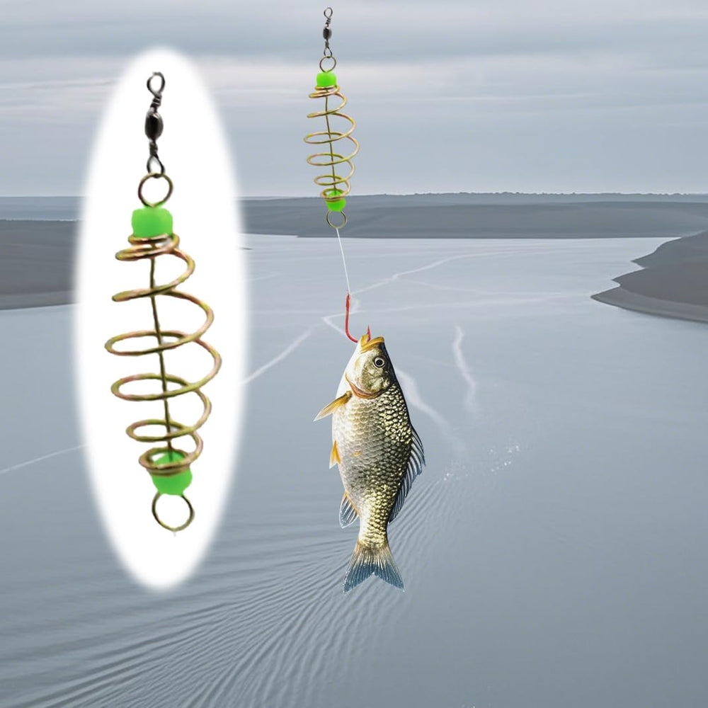 Rotating Ring and Luminous Beads for Night Fishing