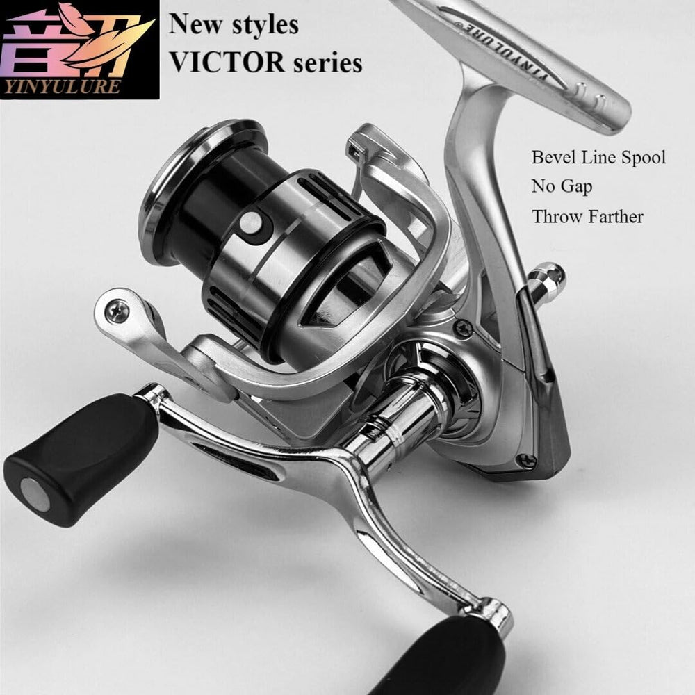YINYU Victor 3000 side view with double handle for steady retrieves