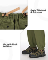 YIPINK outdoor hiking pants pocket close-up demonstrates durability and reinforced stitching