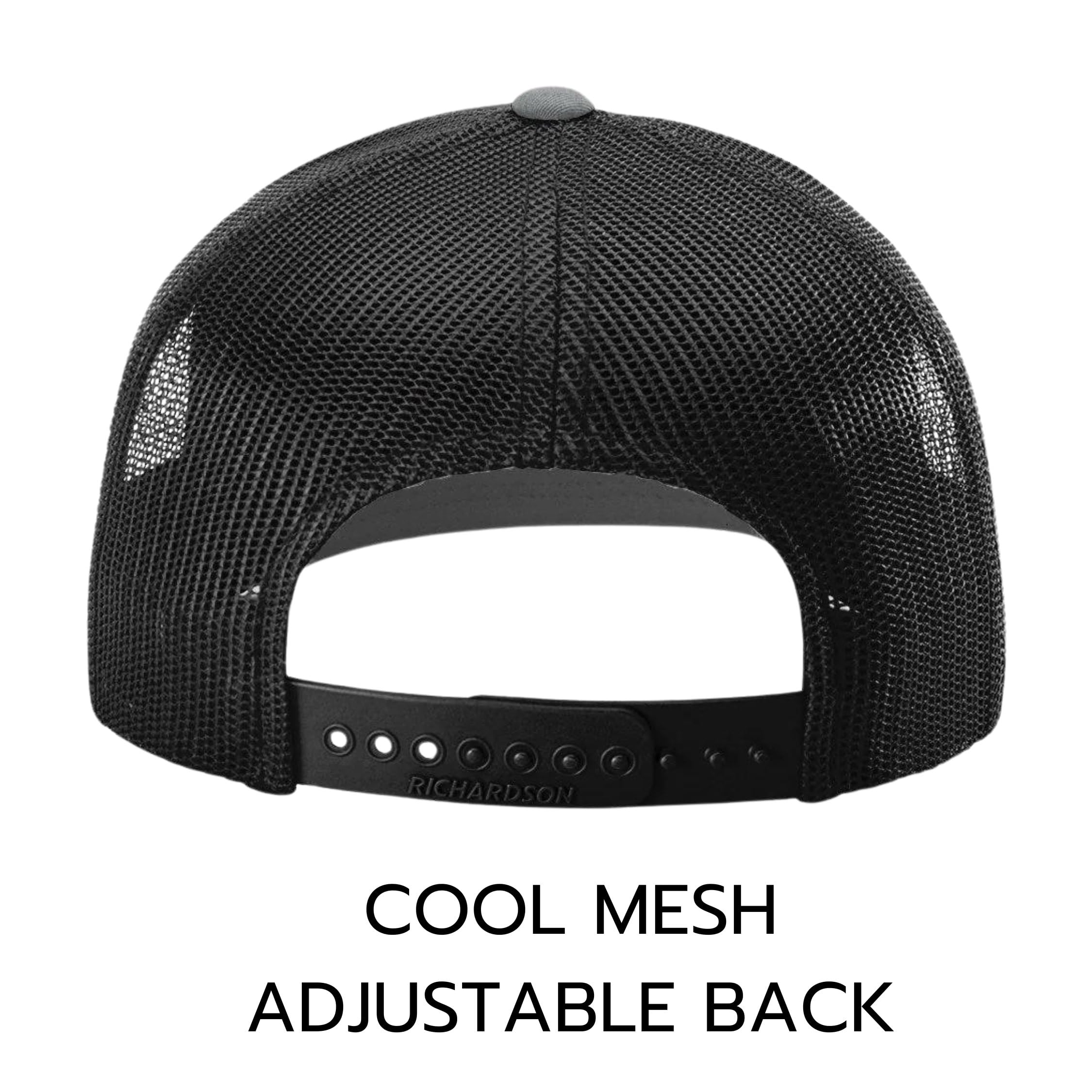 Yippee Daisy mesh back, vented design for breathable comfort on hot days