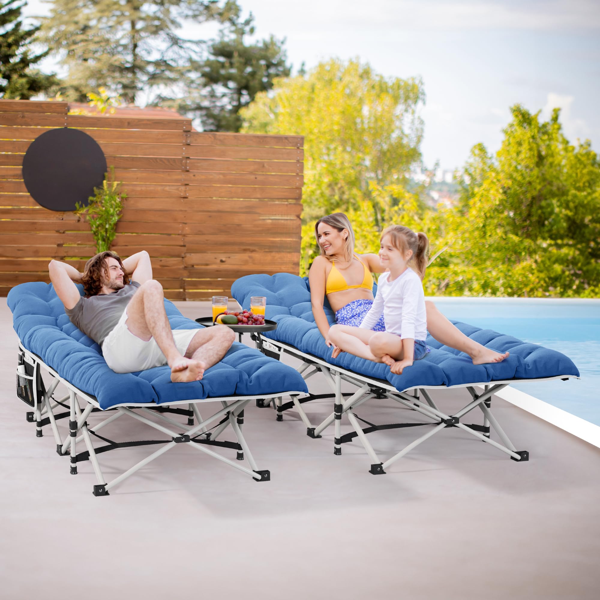 YITAHOME cot with 575 lb capacity supports heavy use