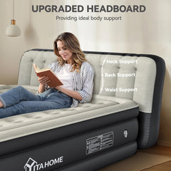 YITAHOME mattress showing 80x60x18 inch sleeping area for ample space.