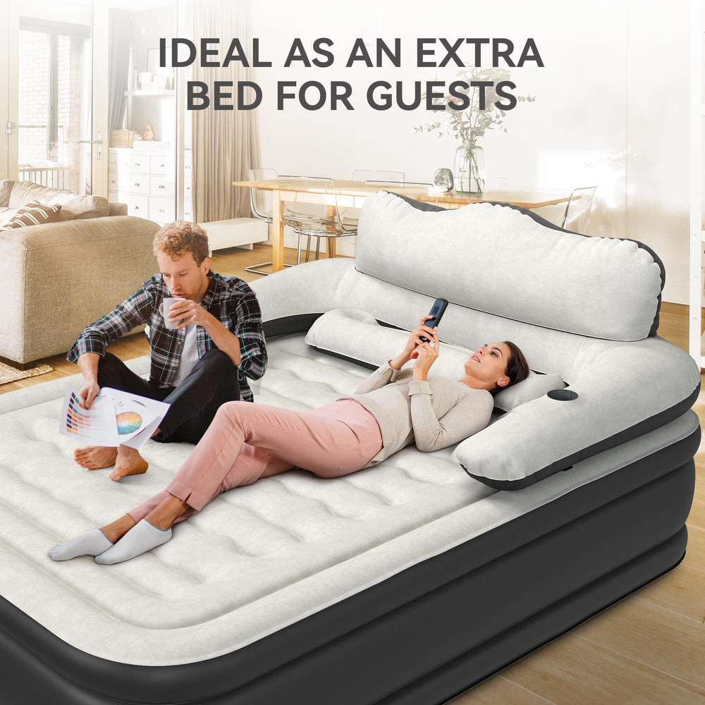 YITAHOME bed with built-in pump for quick, easy setup