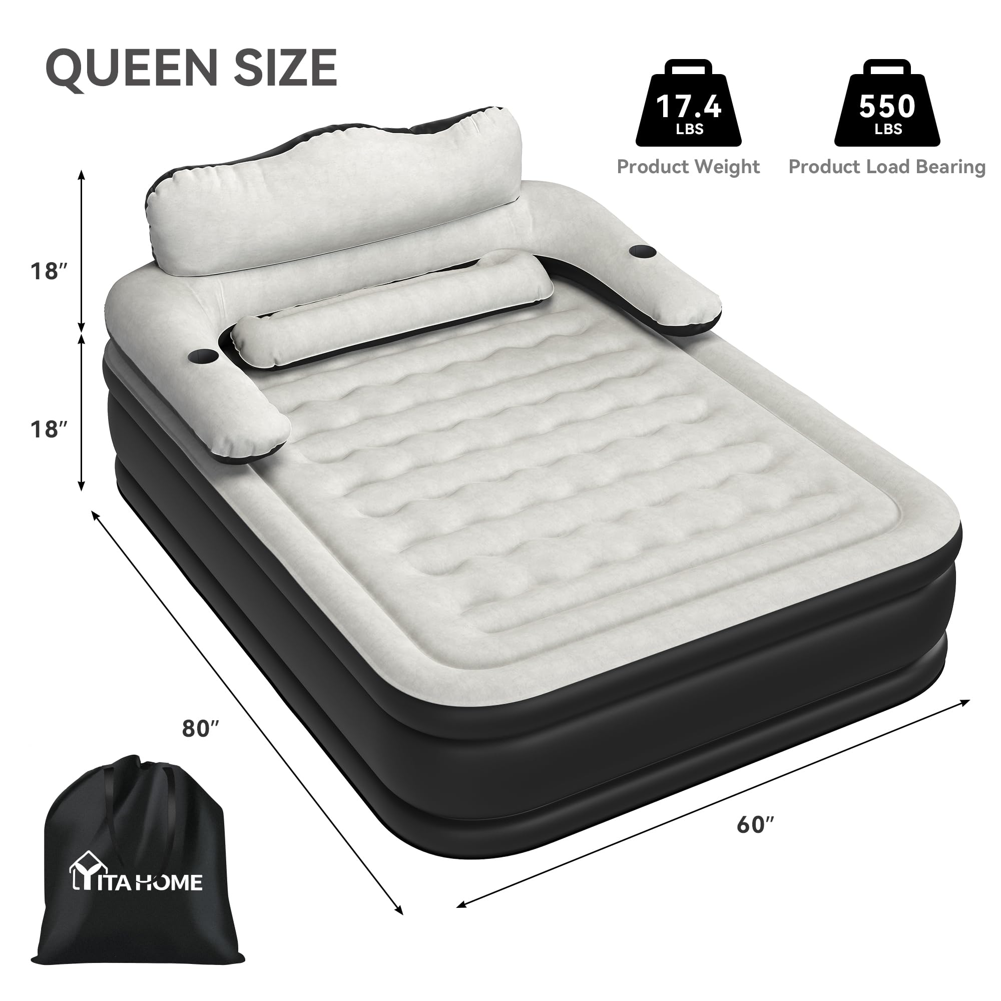 YITAHOME carry bag for easy transport and storage