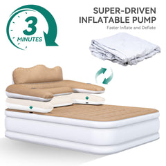 YITAHOME flocked top provides a plush, non-slip sleeping surface