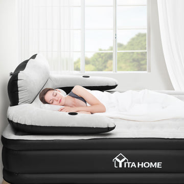 YITAHOME queen air mattress headboard buckle attachment for secure setup.