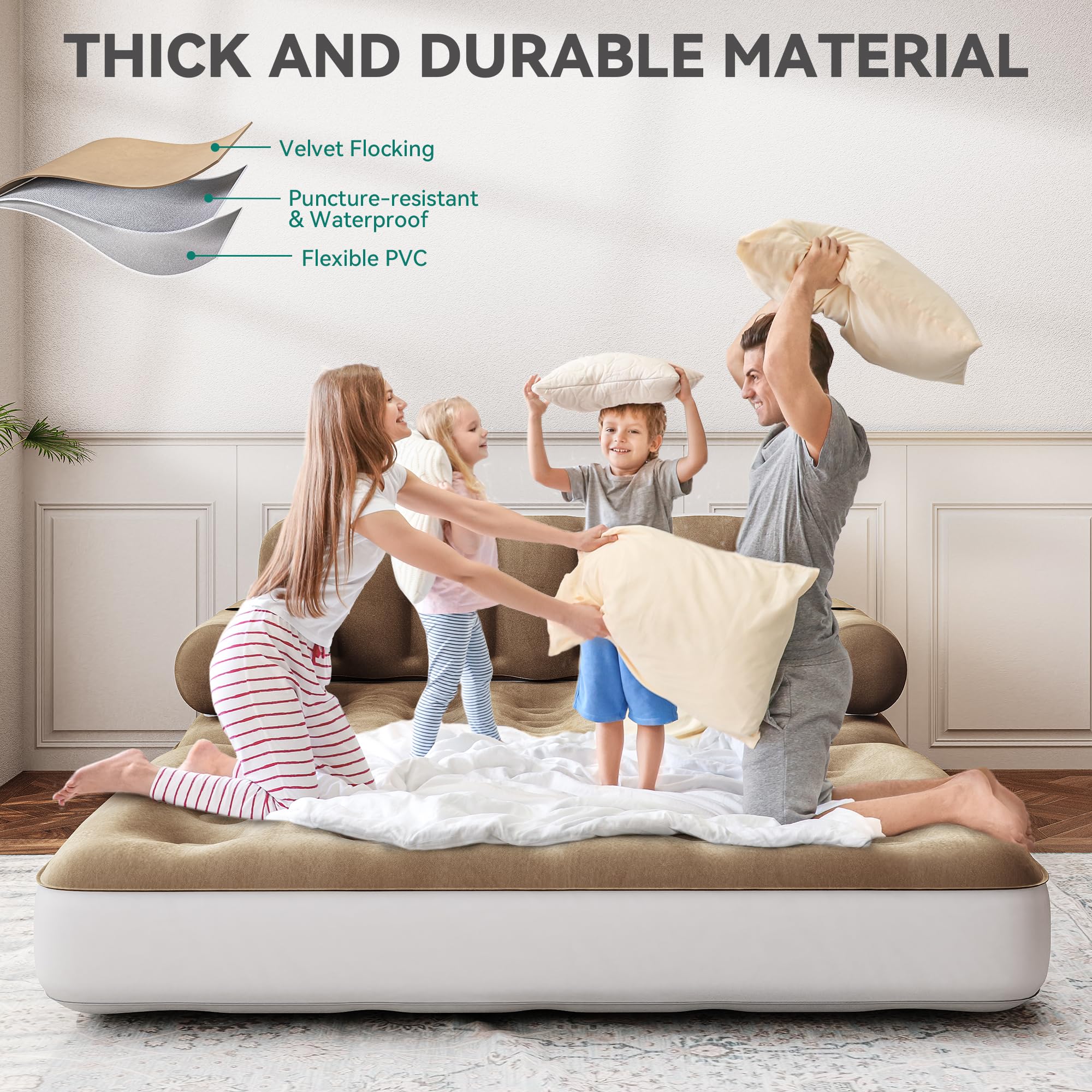 YITAHOME deflation nozzle enables compact packing after use.