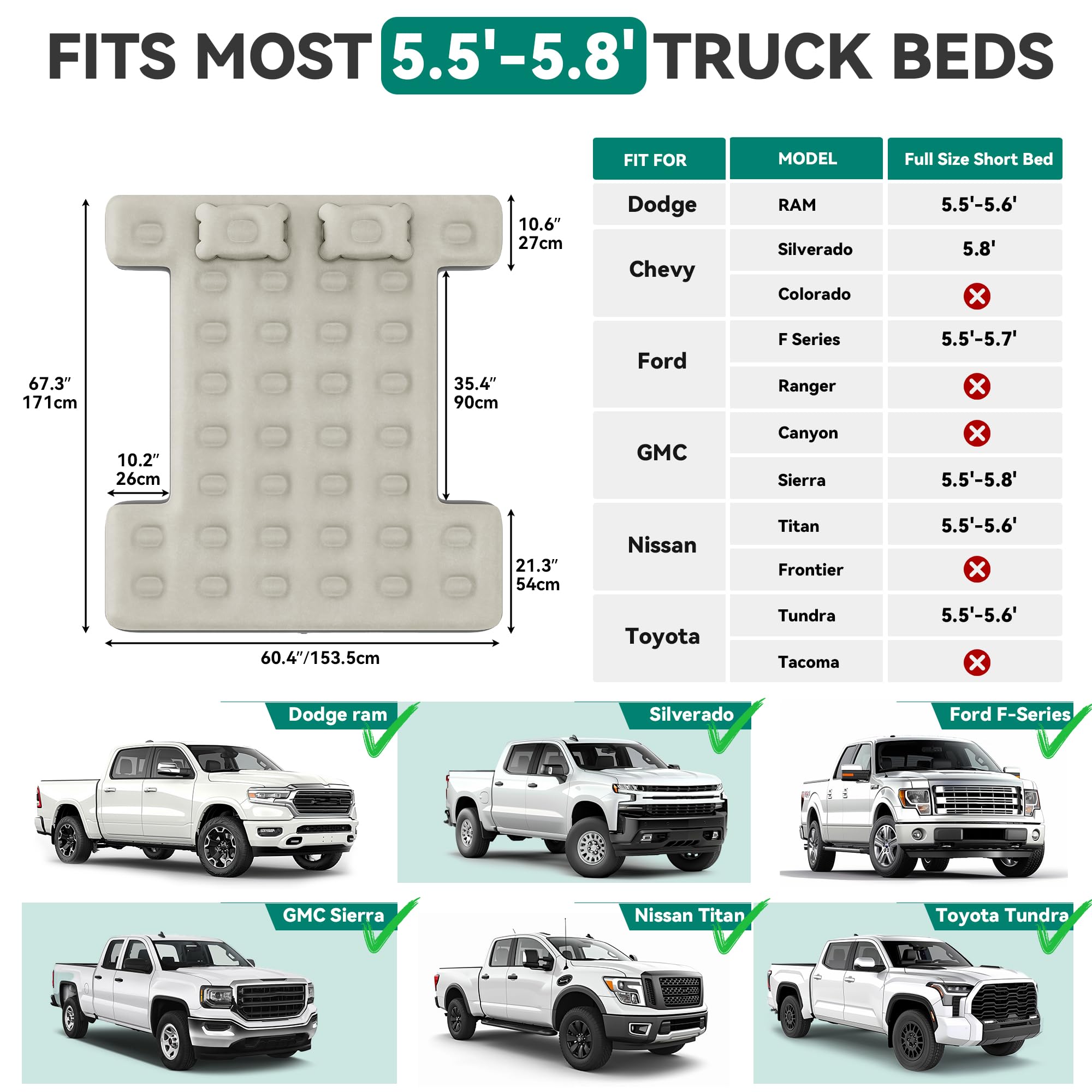YITAHOME heavy-duty support up to 600 lbs for two to three campers