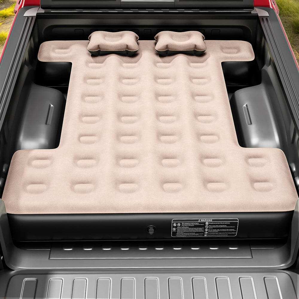 YITAHOME camping setup with mattress ready for road trip