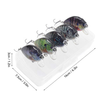 YIWENG 6 cm, 15 g lure ideal for precise casting.
