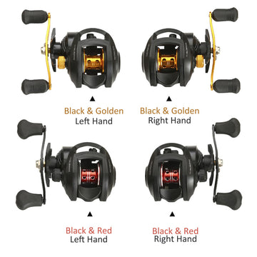 YIWENG black-red metal body reel style option
