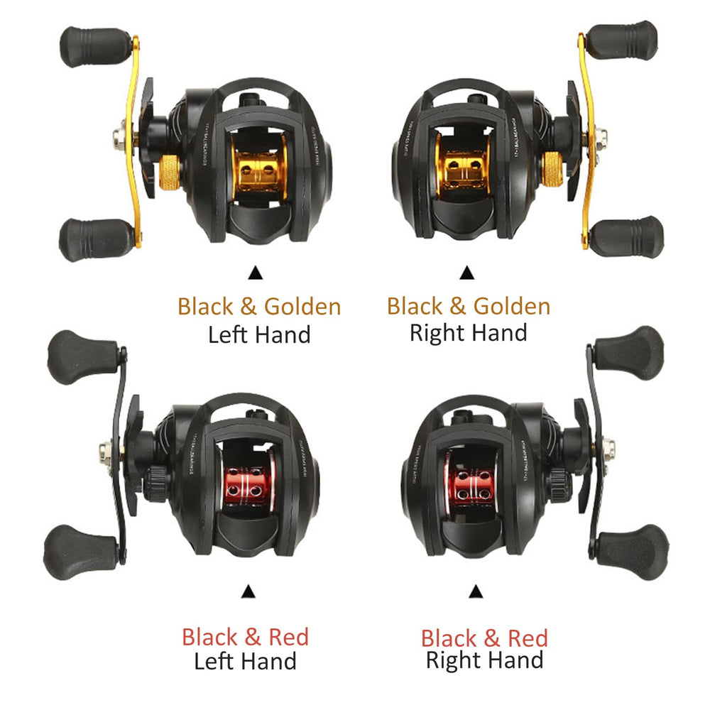 YIWENG black-red metal body reel style option