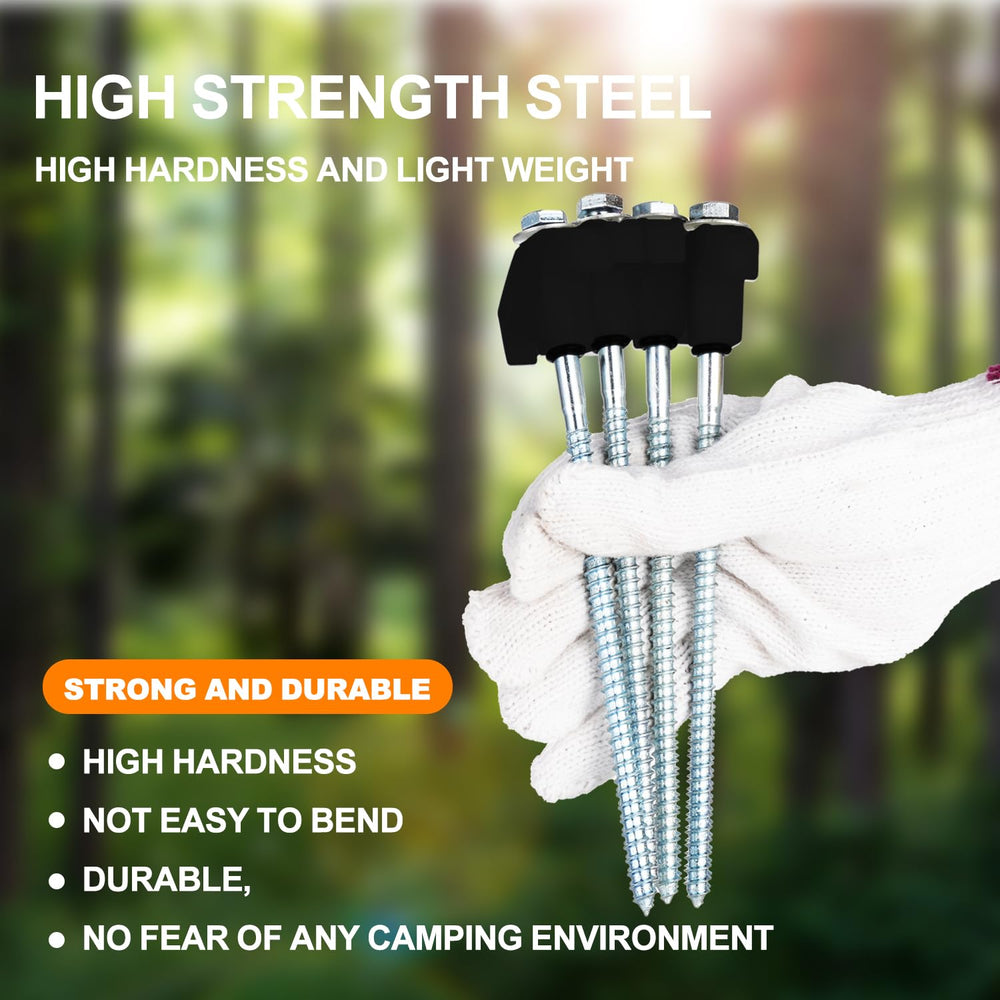 YIYAO hex-head driver included to simplify stake installation and removal.